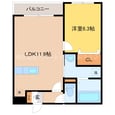 DADAマンション坪井の間取図