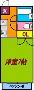 エンゼルハイツの間取図