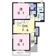 パストラルレジデンスＢの間取図