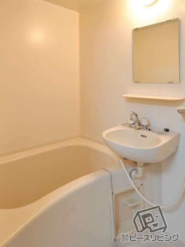 洗面・脱衣所(ハイツしらゆり ※同タイプの室内写真です)