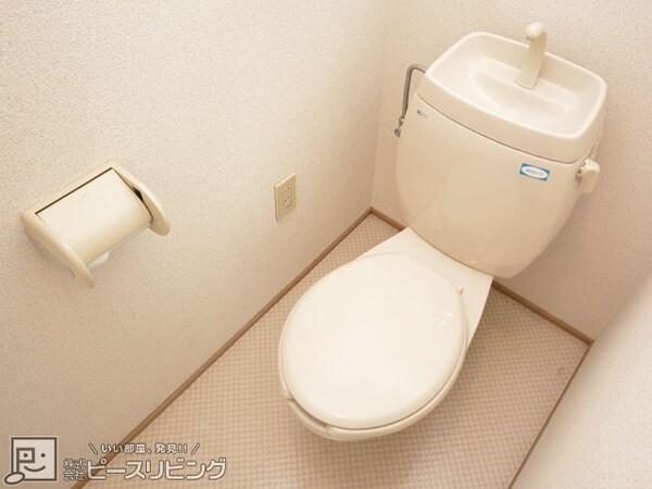 トイレ(イノセントコーポ：実際のお部屋はウォシュレット付)