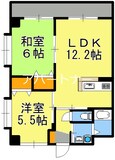 鹿児島本線 鹿児島駅 7階建 築19年の間取図