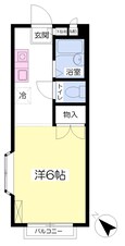シャンテ都賀の間取図