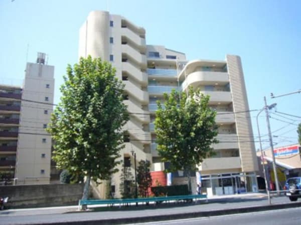 外観(鉄筋コンクリート造のがっちりとしたマンション。)