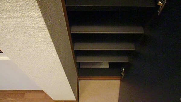 玄関(シューズボックス完備。)