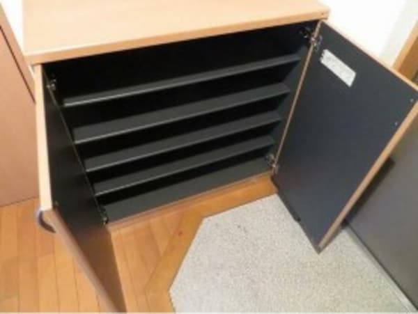 玄関(シューズボックス完備。)