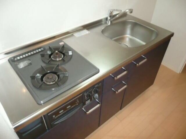 物件内観写真5　(2口システムキッチン。)