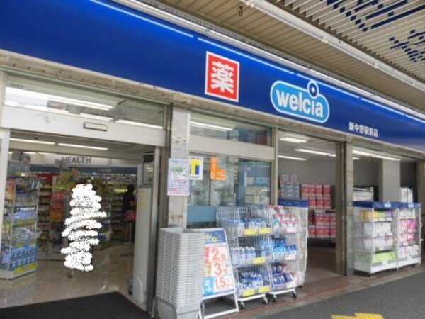 周辺環境(ウエルシア新中野駅前店 564m)