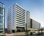 鉄筋コンクリート造のがっちりとした建物。