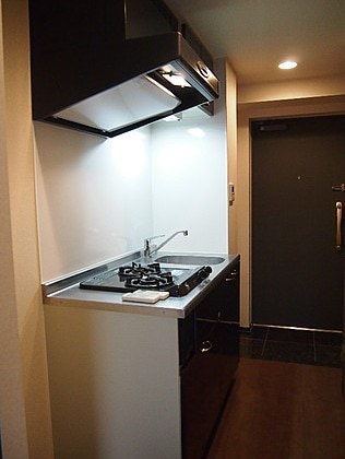 物件内観写真3　(2口ガスのシステムキッチン。)