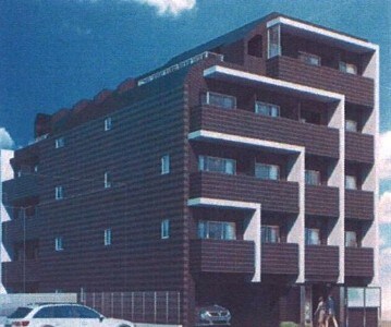 物件外観写真1　(鉄筋コンクリート造のがっちりとした建物。)