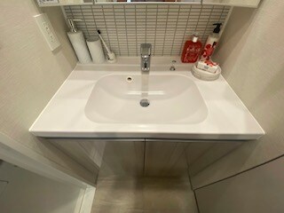 物件内観写真6　(※モデルルーム
嬉しい独立洗面台付き。)