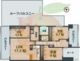 丸ノ内線 南阿佐ケ谷駅 14階建 築22年の間取図