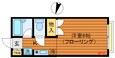 中央線 吉祥寺駅 2階建 築28年の間取図