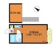京王井の頭線 吉祥寺駅 2階建 築37年の間取図