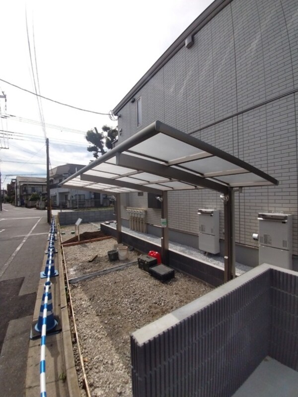 共用設備(駐輪場※建築中)