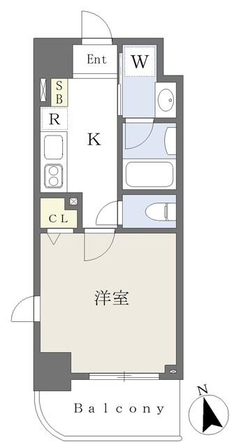大同エクリューズの間取り図