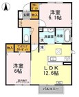 セジュール藍の間取図