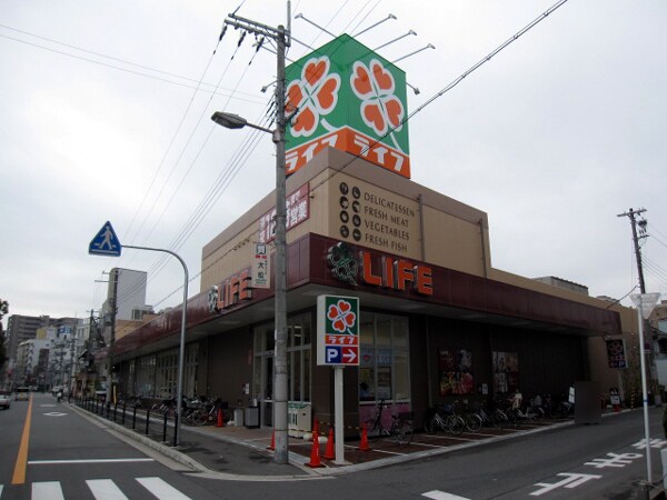周辺環境(ライフ西田辺店 703m)