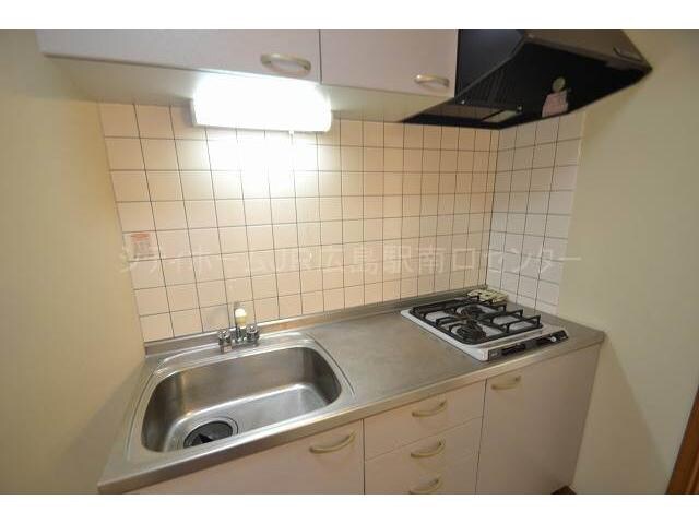 広島駅 徒歩18分 1階のキッチン