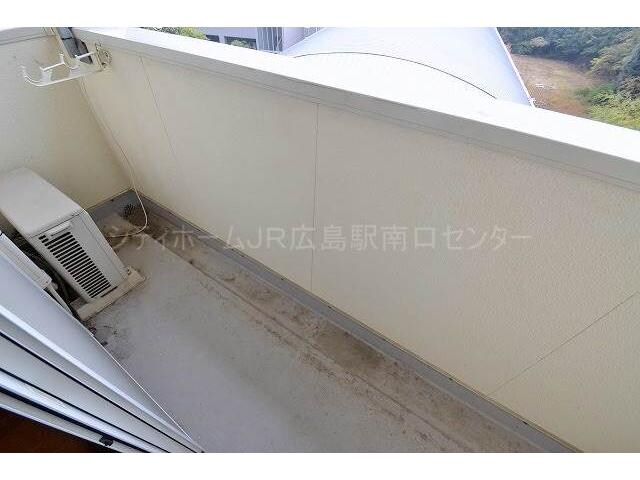 広島駅 徒歩18分 1階のベランダ・バルコニー・庭