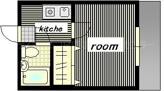 向洋駅 徒歩7分 2階の間取り図