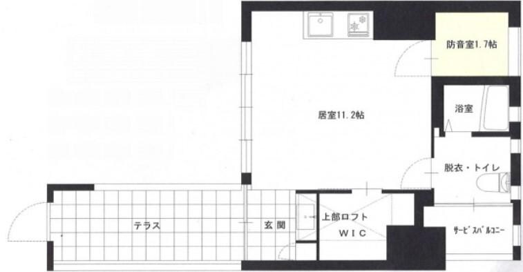 女学院前駅 徒歩6分 5階の間取り図