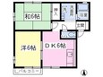 ハーヴェストＡの間取図