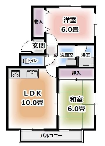 メゾンオリオンの間取り図