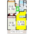 長浜ヒルズの間取図