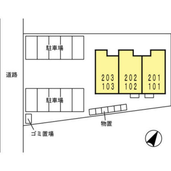 駐車場(配置図)