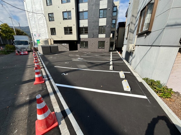 駐車場(駐車場！)