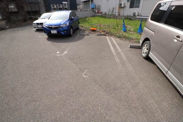 駐車場(青空駐車場♪)