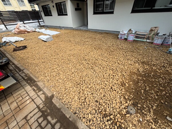 駐車場(駐車場建築中！)