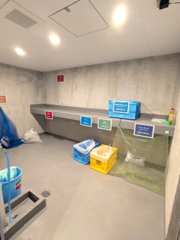 建物設備(24時間利用可能なゴミ置場です)
