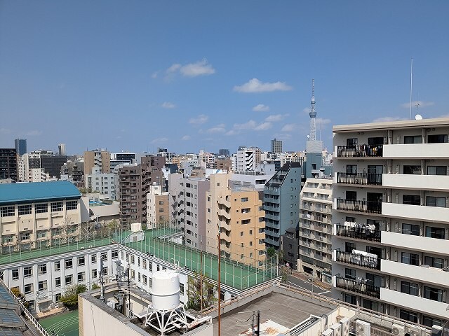 物件内観写真16　(上層階の非常階段からスカイツリー隅田川花火見えます)