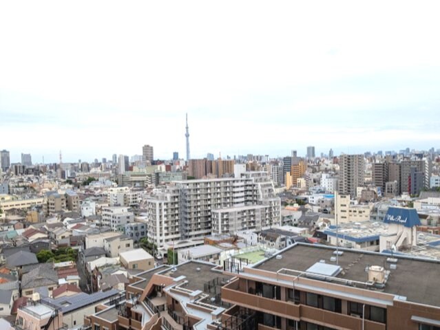 物件内観写真11　(15F非常階段からスカイツリー隅田川花火見えます)