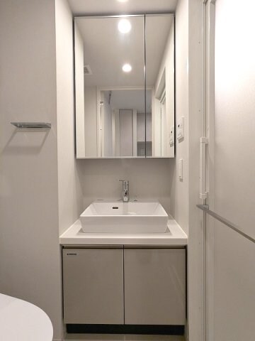 物件内観写真10　(2面鏡付ハンドシャワー付独立洗面台です)