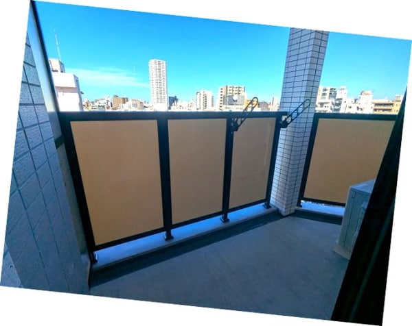 バルコニー(9F、ワイドバルコニー、洗濯物干せます)