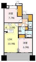 日比谷線 南千住駅 10階建 築19年の間取図