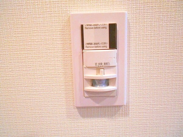 建物設備(人感センサー付き玄関ライトです)