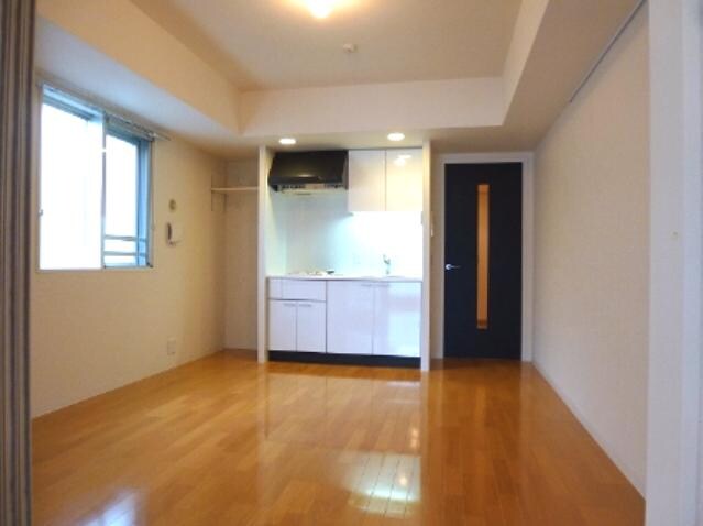 物件内観写真5　(パークアクシス秋葉原のテーブルソファー配置しやすいリビングで)