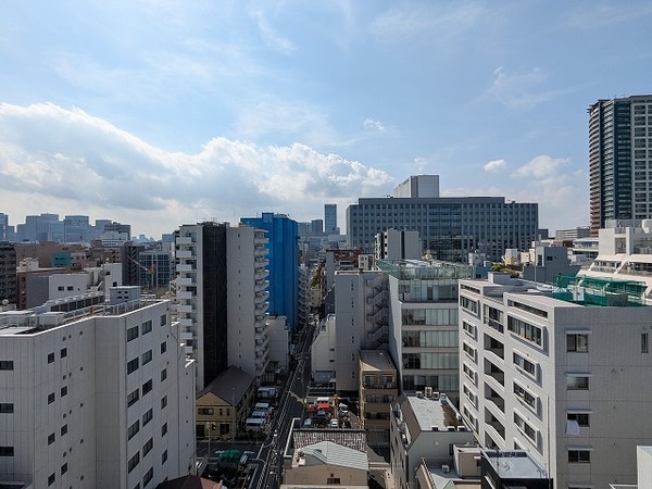 眺望(13F眺望、上層階は日当たり眺望良好です)