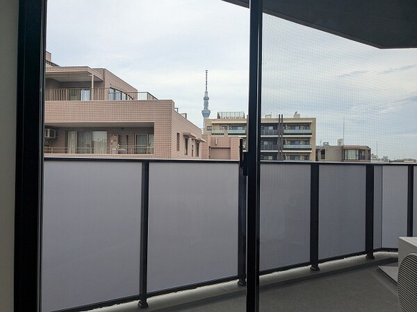 建物設備(12Fリビングからの眺望、スカイツリー隅田川花火見えます)