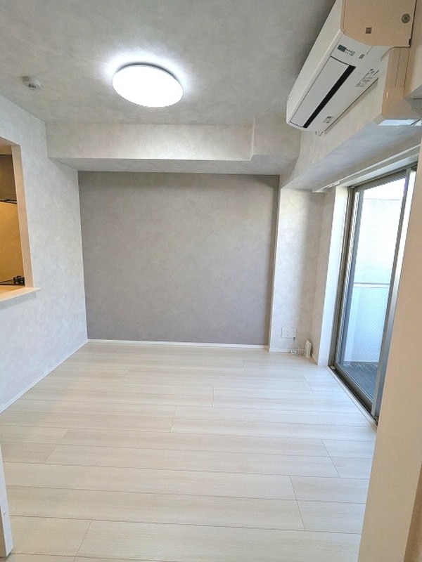 建物設備(カウンターキッチン、リビングにエアコン・照明付き)