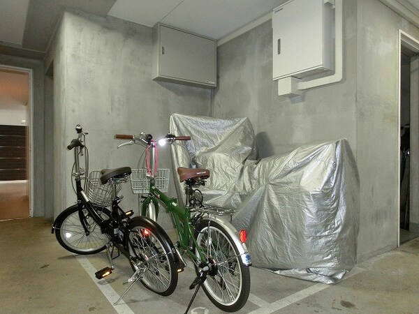 建物設備(バイク置場です)