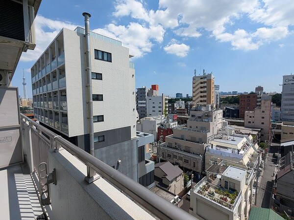 眺望(9F、バルコニーからスカイツリー見えます)