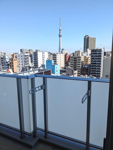 物件内観写真4　(8F眺望、目の前精華公園スカイツリー隅田川花火見えます)