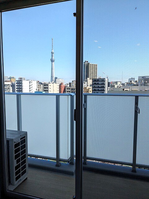 物件内観写真23　(8F眺望、目の前精華公園スカイツリー隅田川花火見えます)