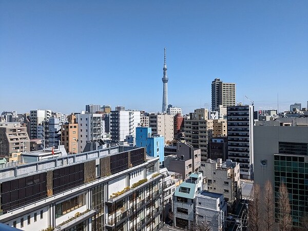 建物設備(8F眺望、目の前精華公園スカイツリー隅田川花火見えます)